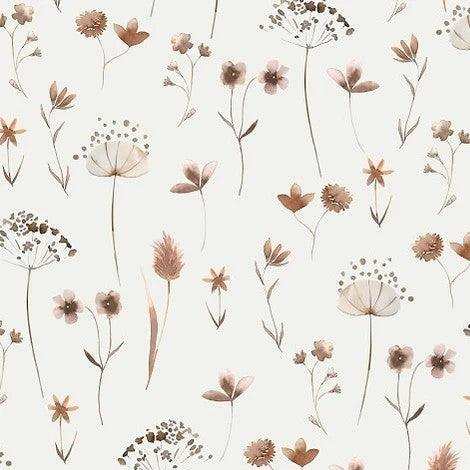 Jersey Pressed Flowers | Family Fabrics - Stoff bei elli&else