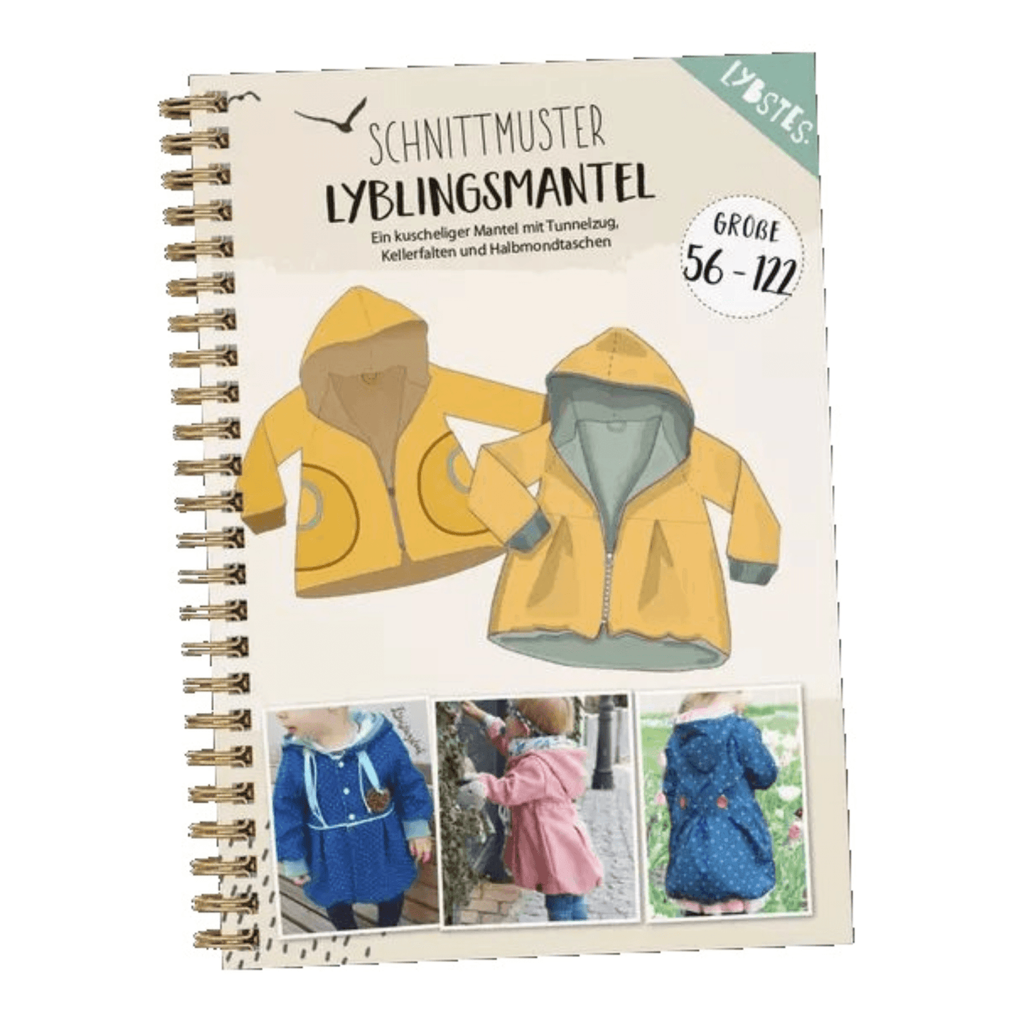 Schnittmuster Mantel Kinder Gr. 56-122 - elli&else