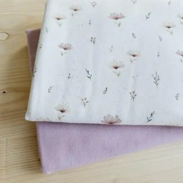 Jersey Blumen Boho | Family Fabrics - Stoff bei elli&else