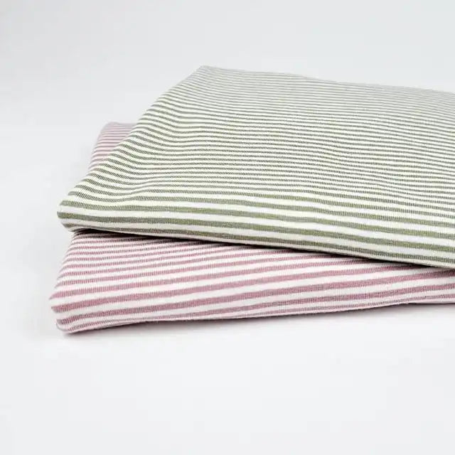 Jersey Streifen hell mauve - Stoff bei elli&else