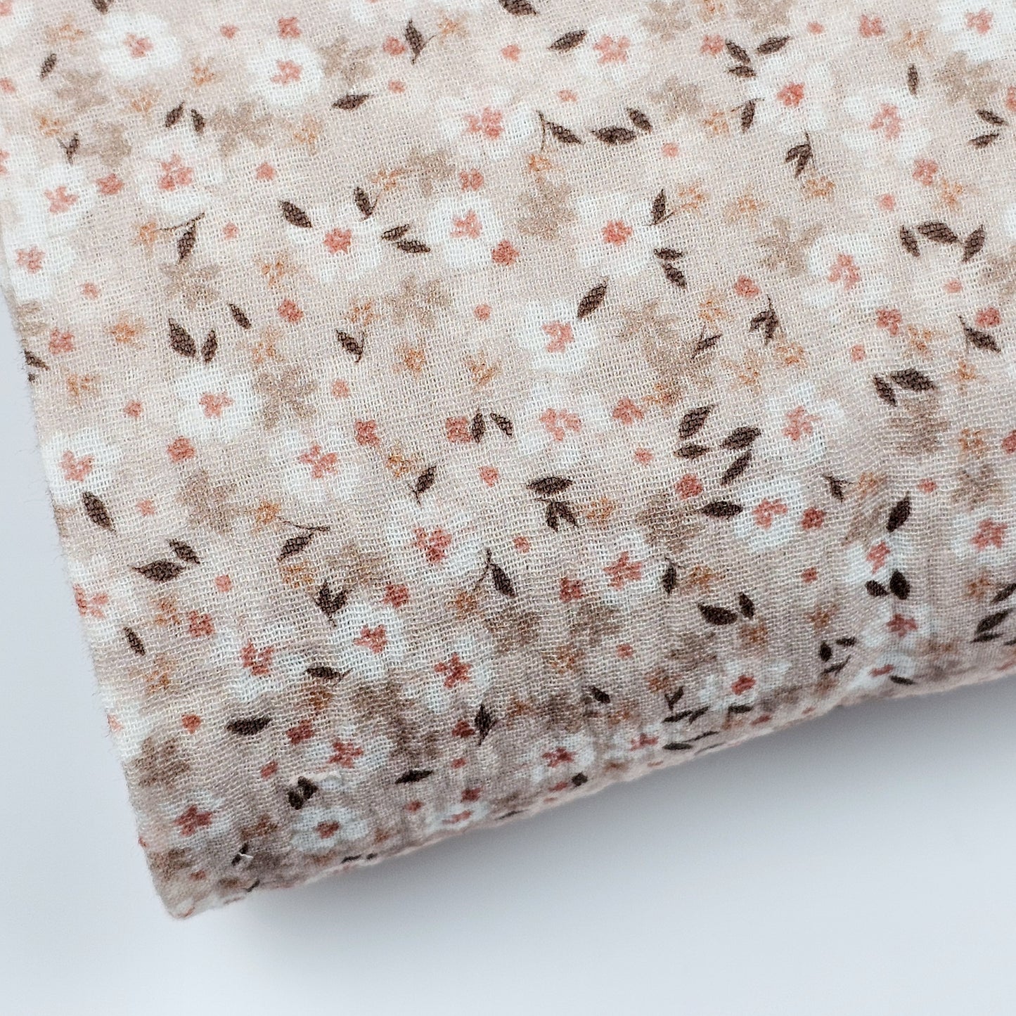 Musselin Flower bomb beige