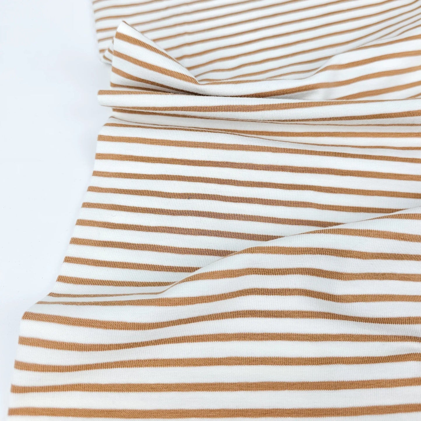 Jersey Streifen zimt