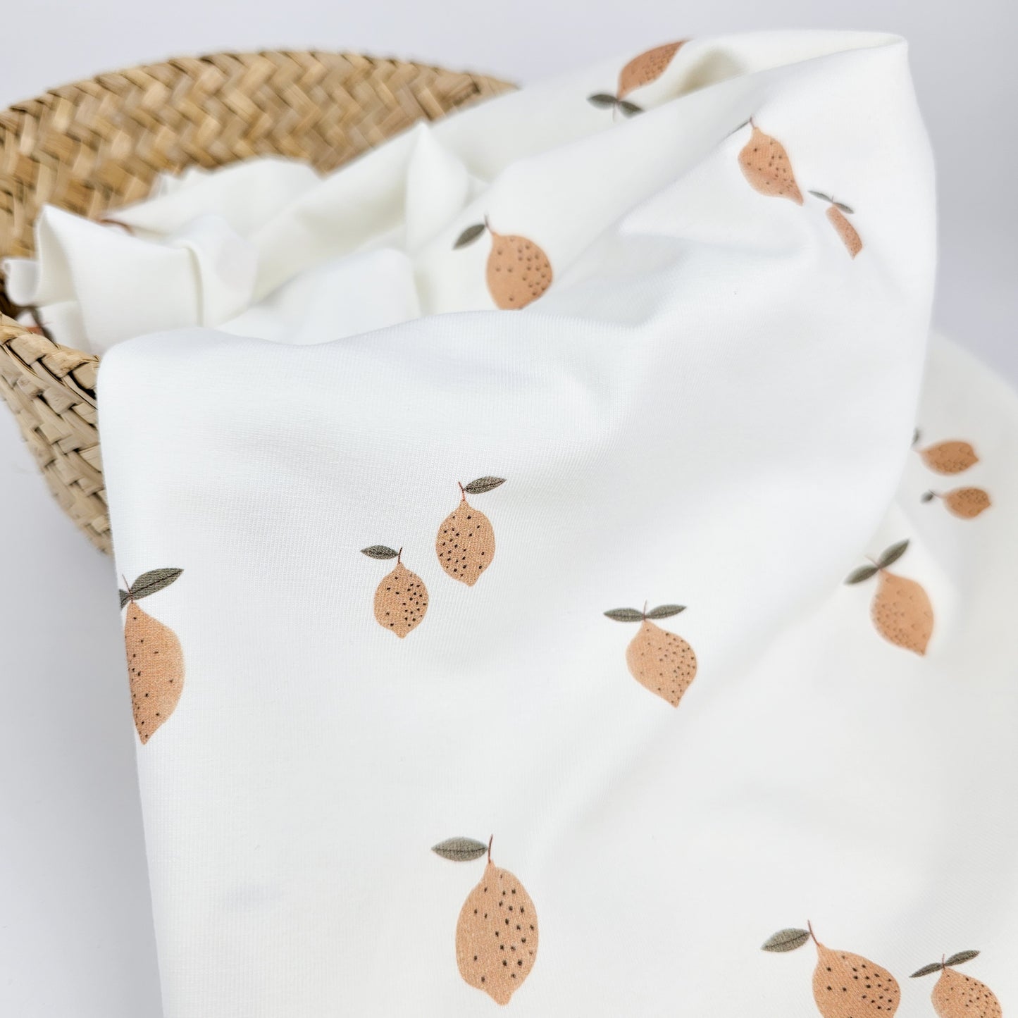 Jersey Zitronen von Family Fabrics