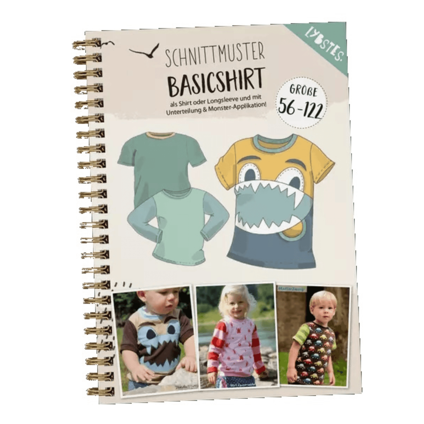 Schnittmuster T-Shirt Gr. 56-116 - elli&else