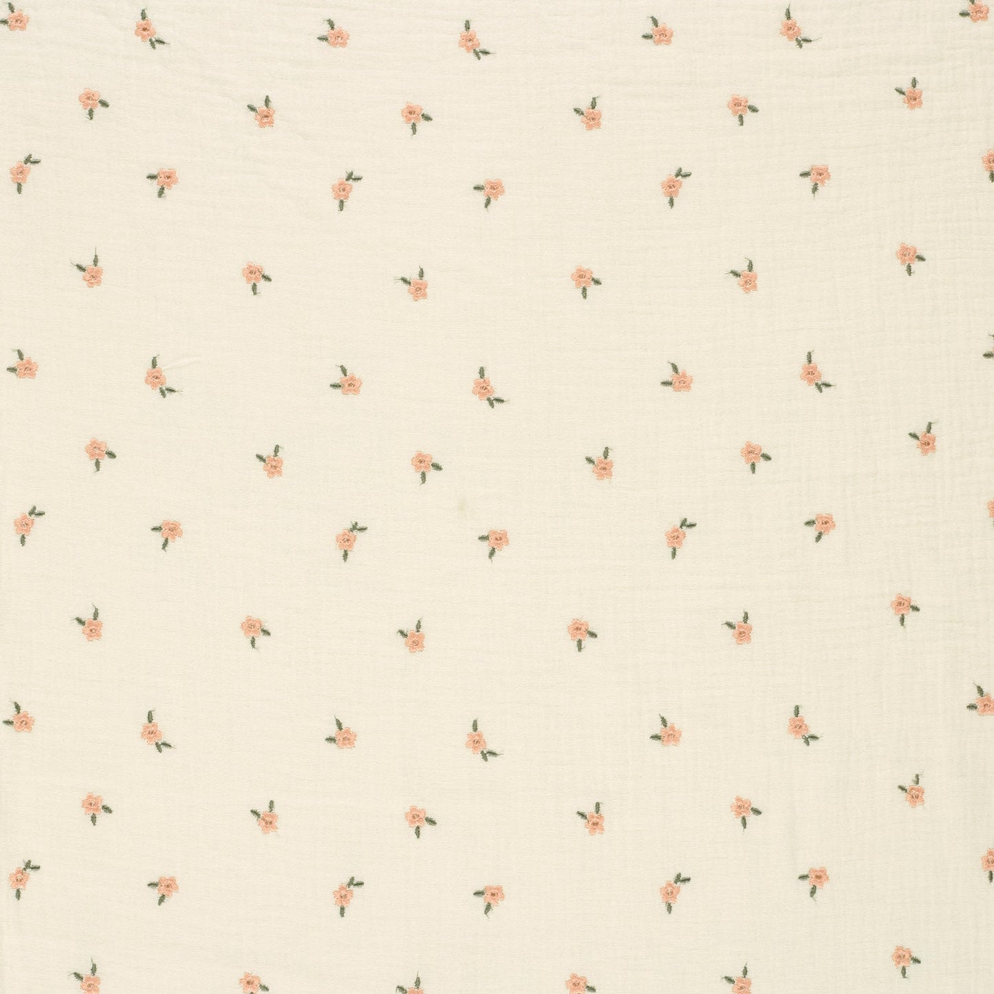 Musselin gestickte Blumen rosa