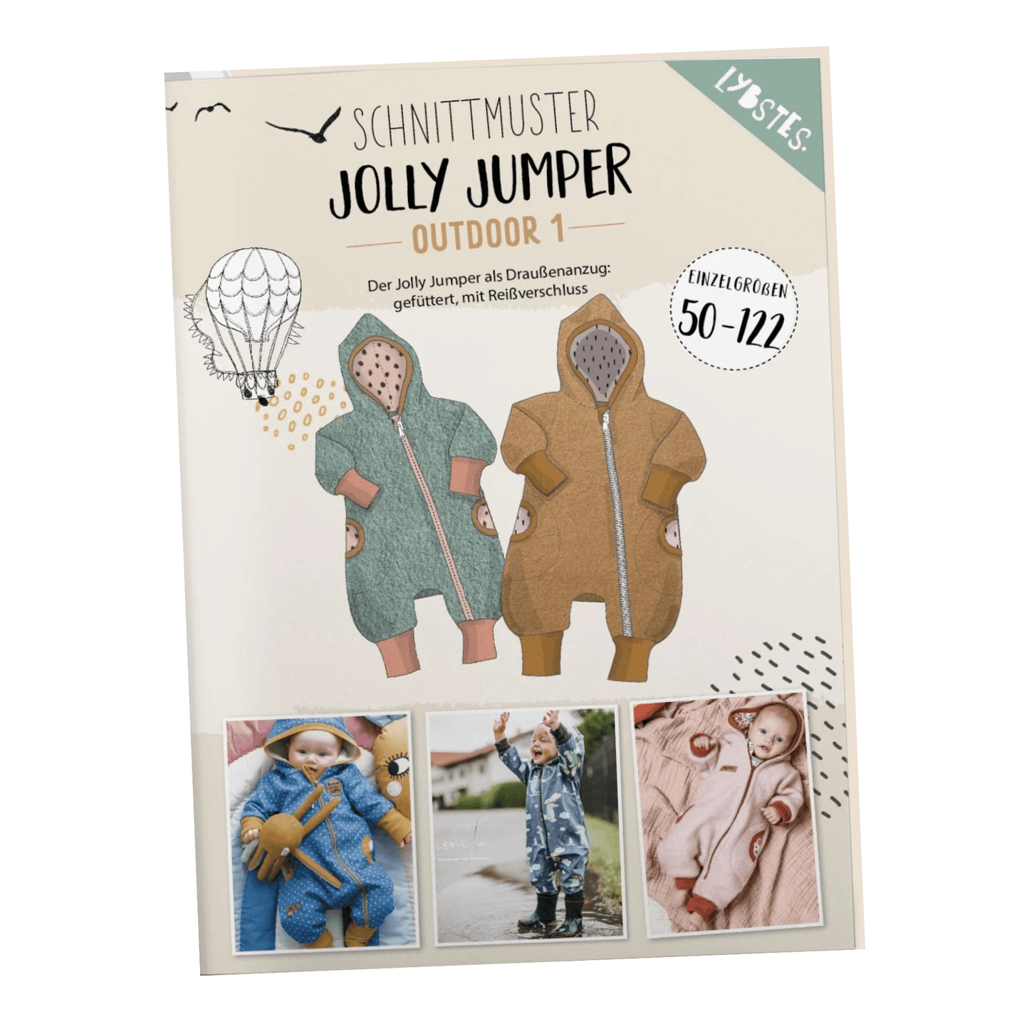 Schnittmuster Jolly Jumper Outdoor Gr. 50-122 - elli&else