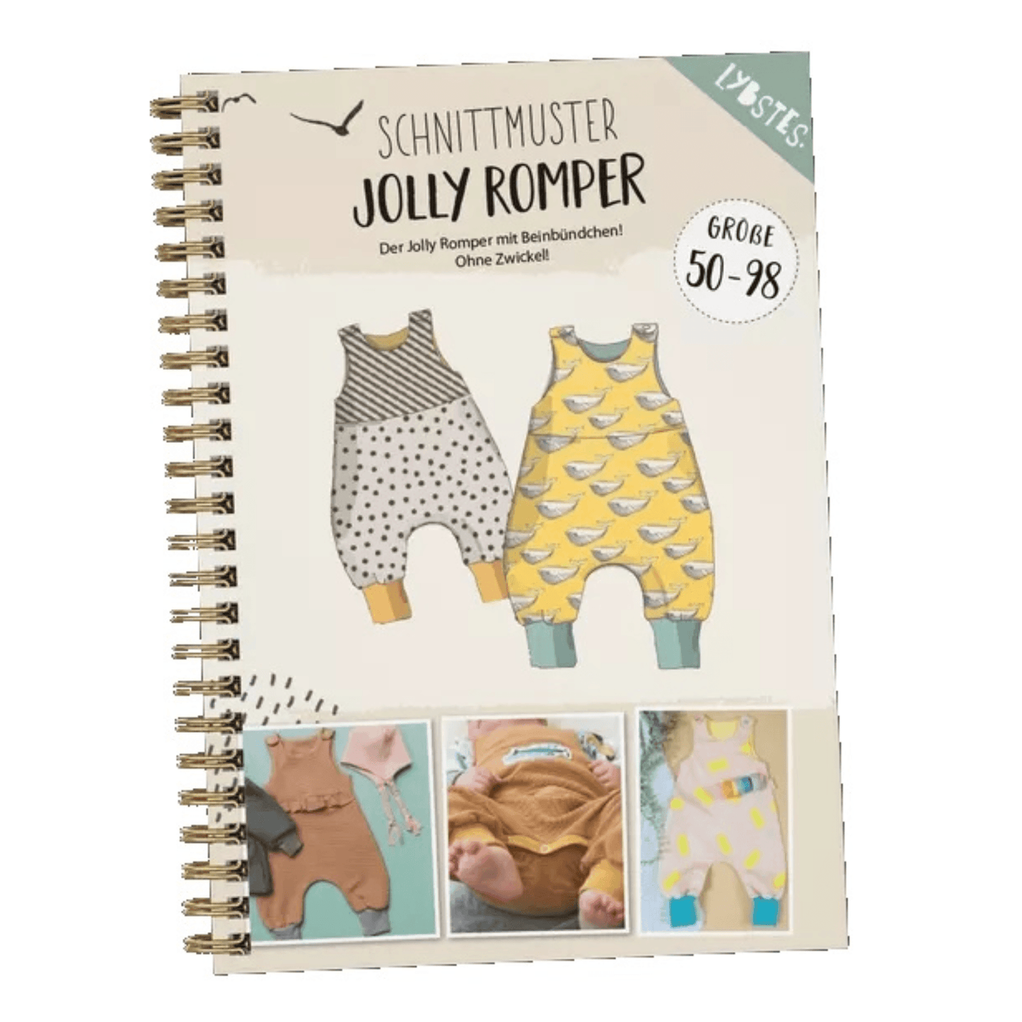 Schnittmuster Strampler Jolly Romper Gr. 50-98 - elli&else