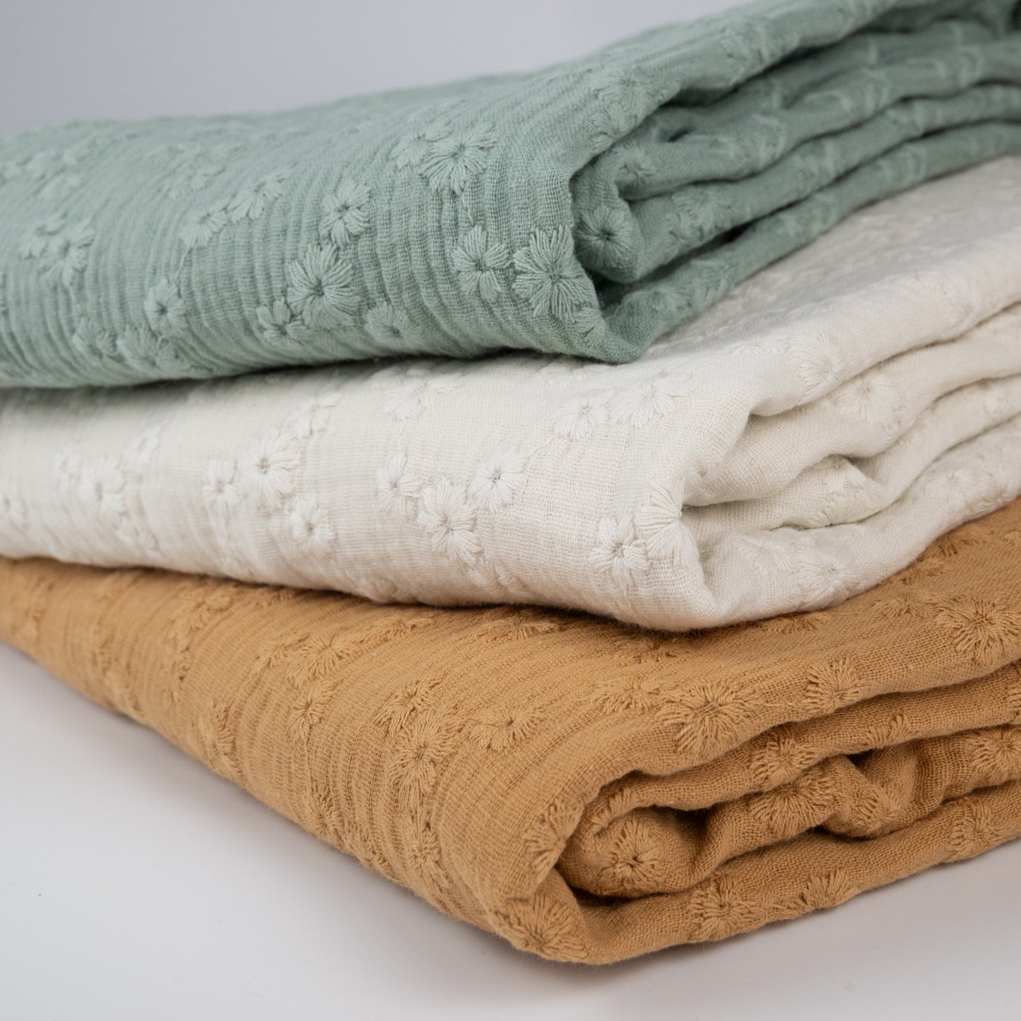 Musselin Embroidery honig - elli&else