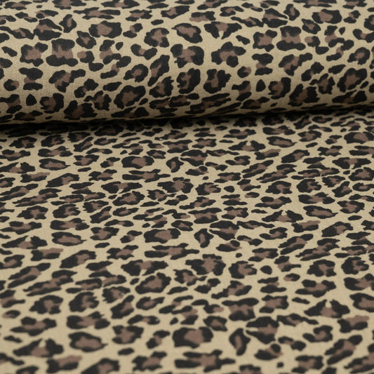 Musselin Leo Print kakao - elli&else