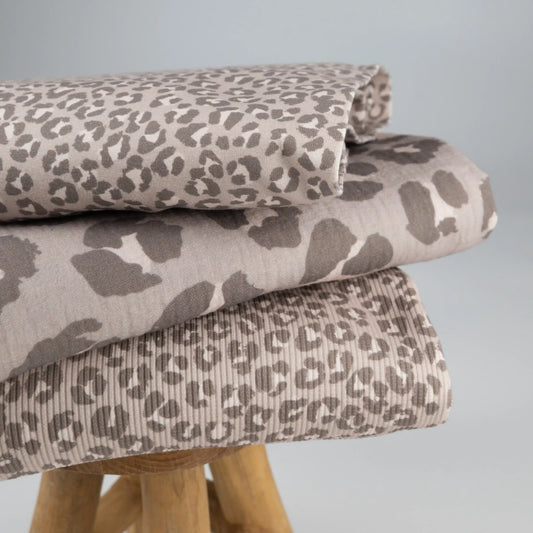 Rib Jersey Leo greige