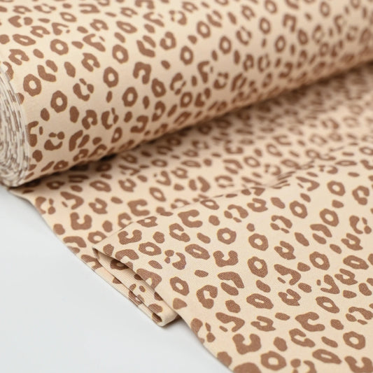 Jersey Leo/Leopard Print beige
