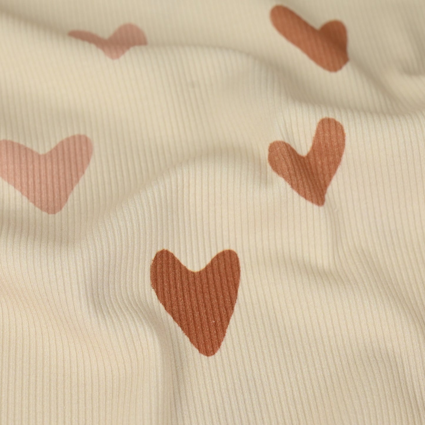 Rib Jersey große Herzen - elli&else