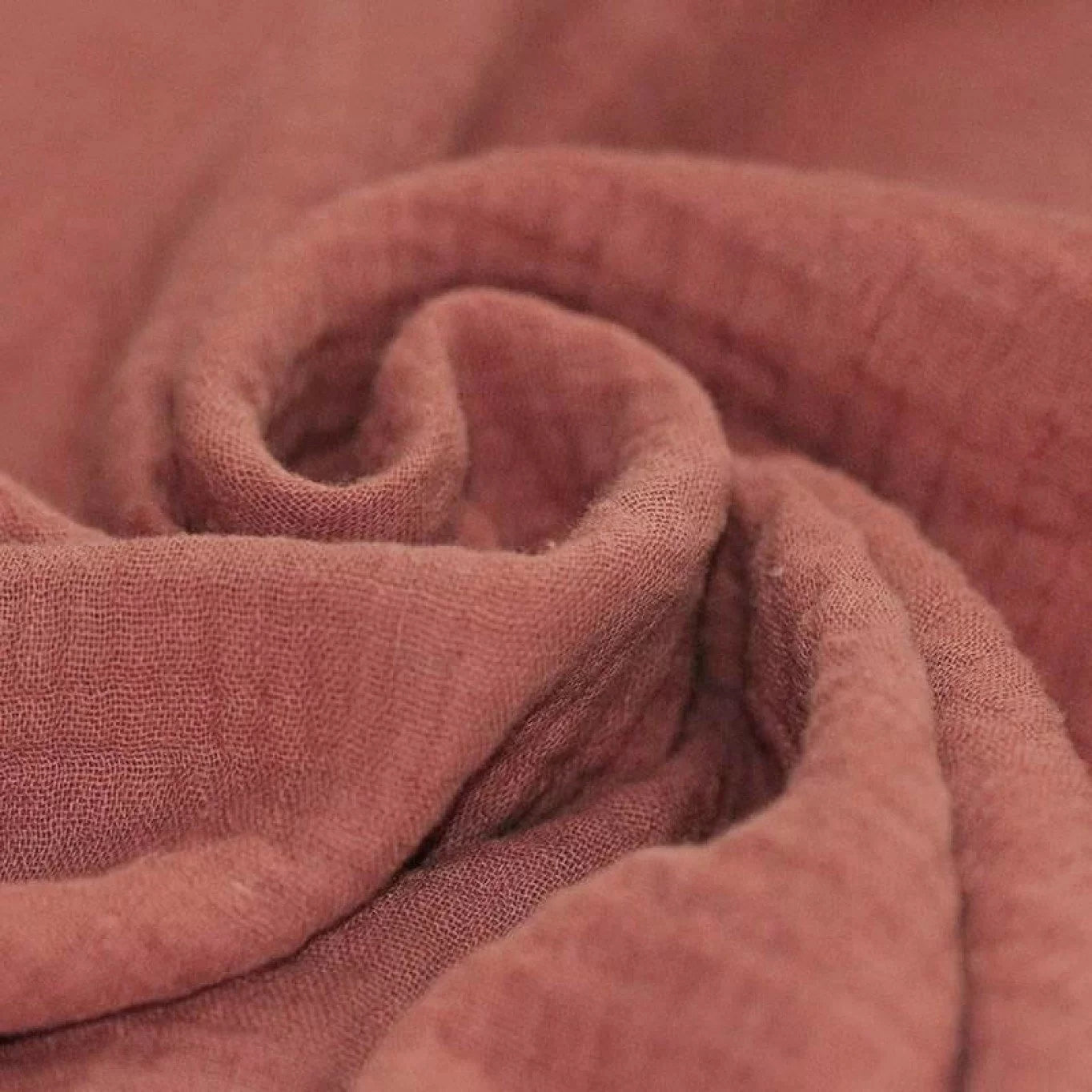 Musselin uni lehm rosa - elli&else