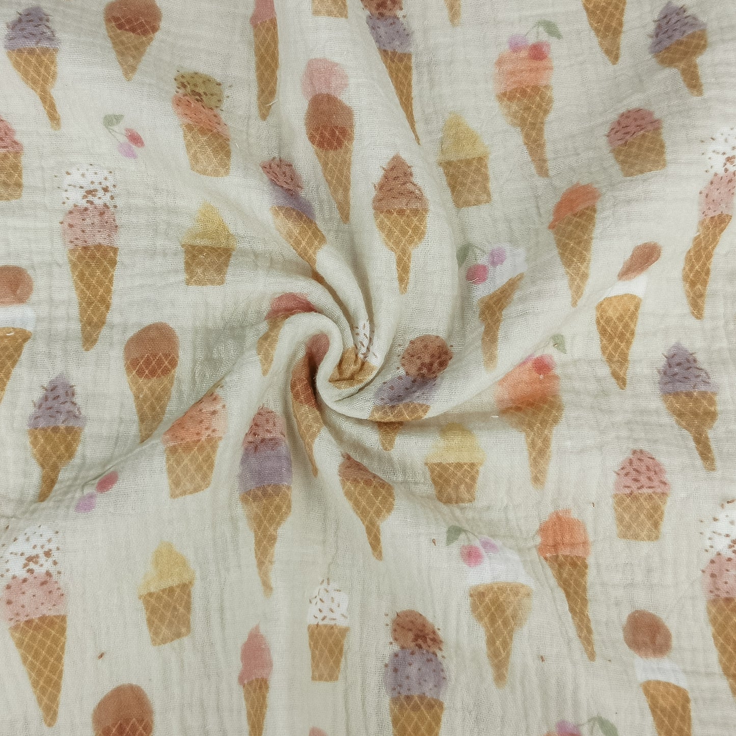 Musselin Eiscreme von Family Fabrics