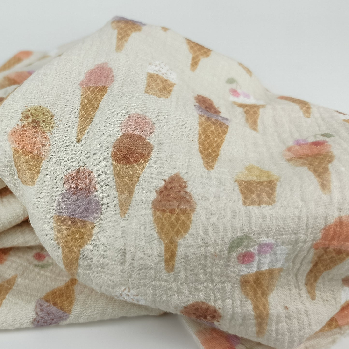 Musselin Eiscreme von Family Fabrics