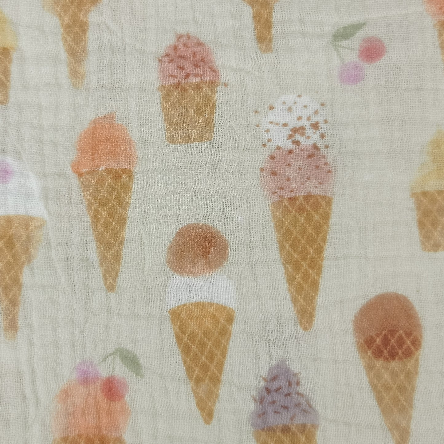 Musselin Eiscreme von Family Fabrics