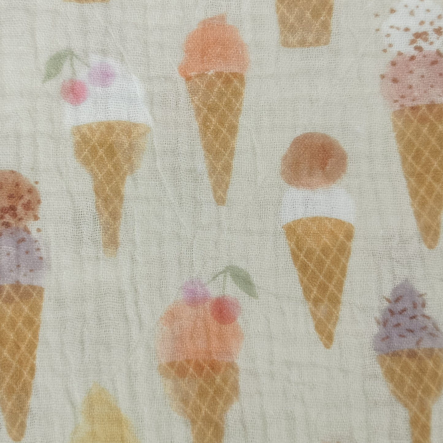 Musselin Eiscreme von Family Fabrics