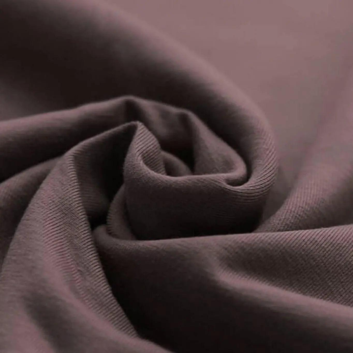 Bio Jersey uni dunkle mauve - elli&else