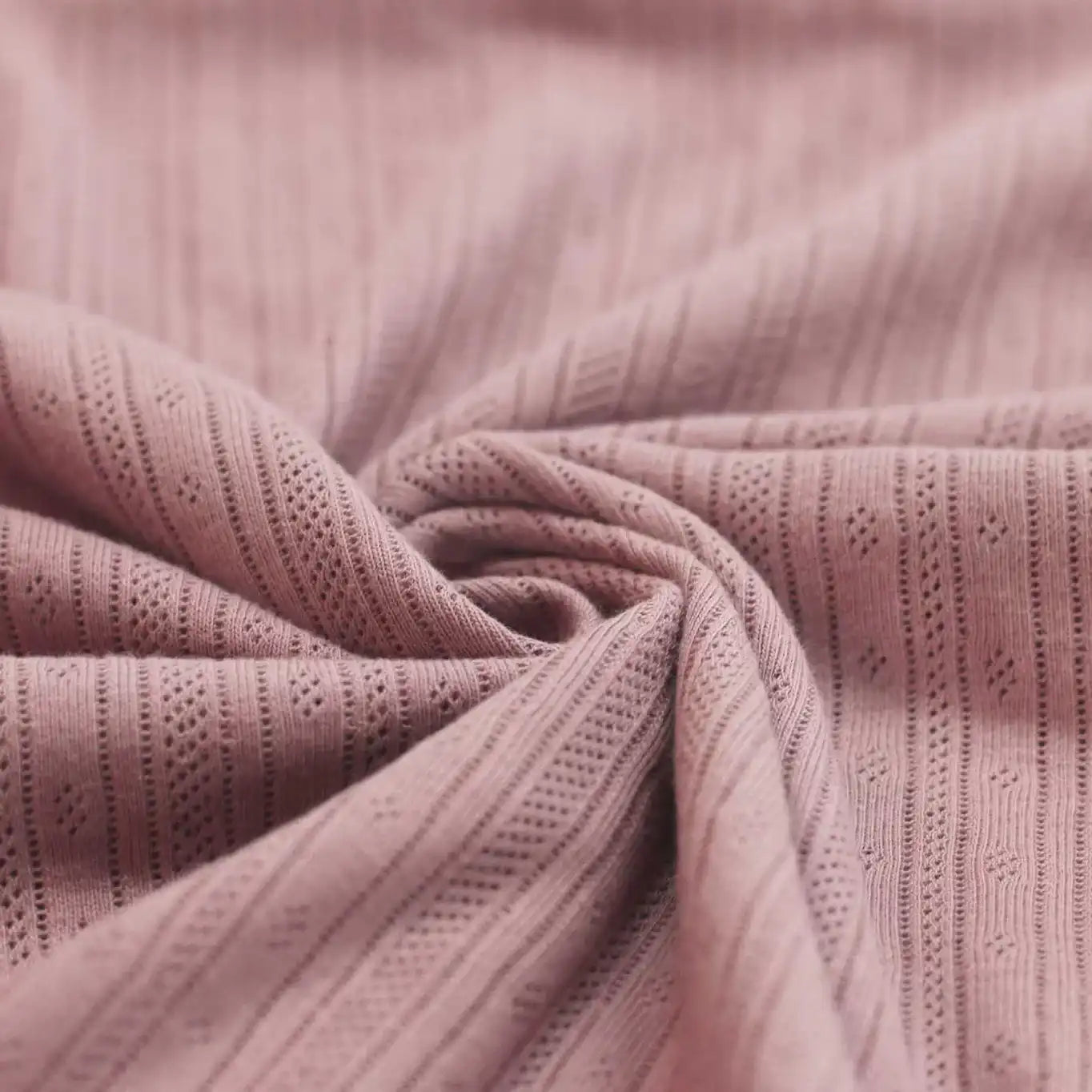 Pointelle Feinstrick Jersey altrosa - elli&else