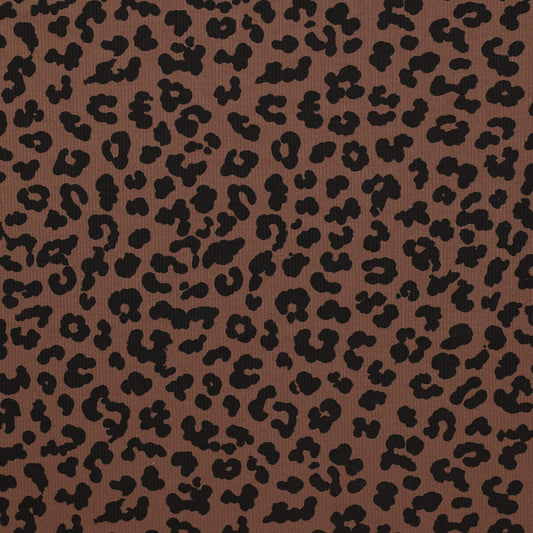 Rib Jersey Leoprint groß