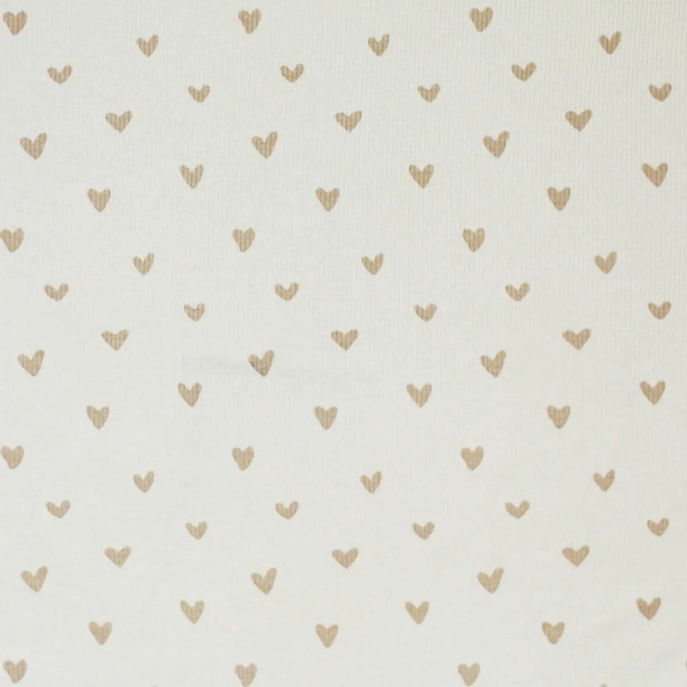 Rib Jersey Herzen hellbeige - elli&else