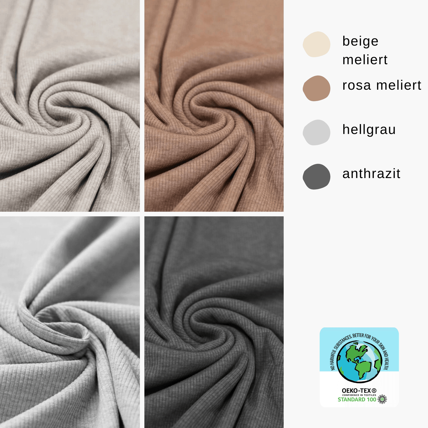Rib Jersey - verschiedene Farben - elli&else