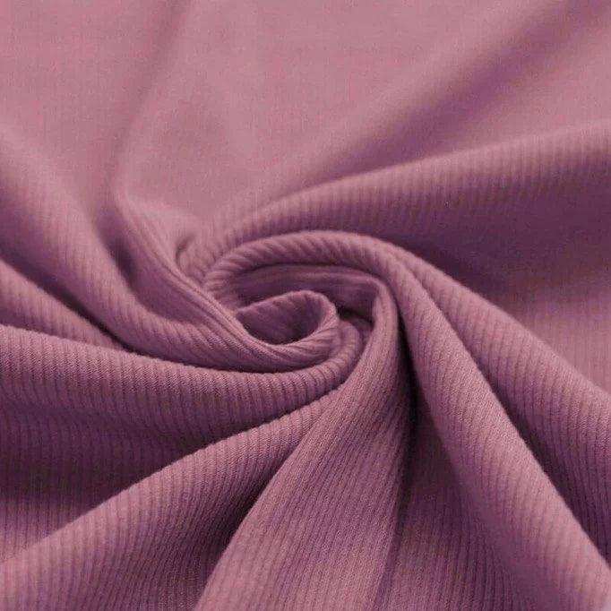 Rib Jersey altflieder - Stoff bei elli&else
