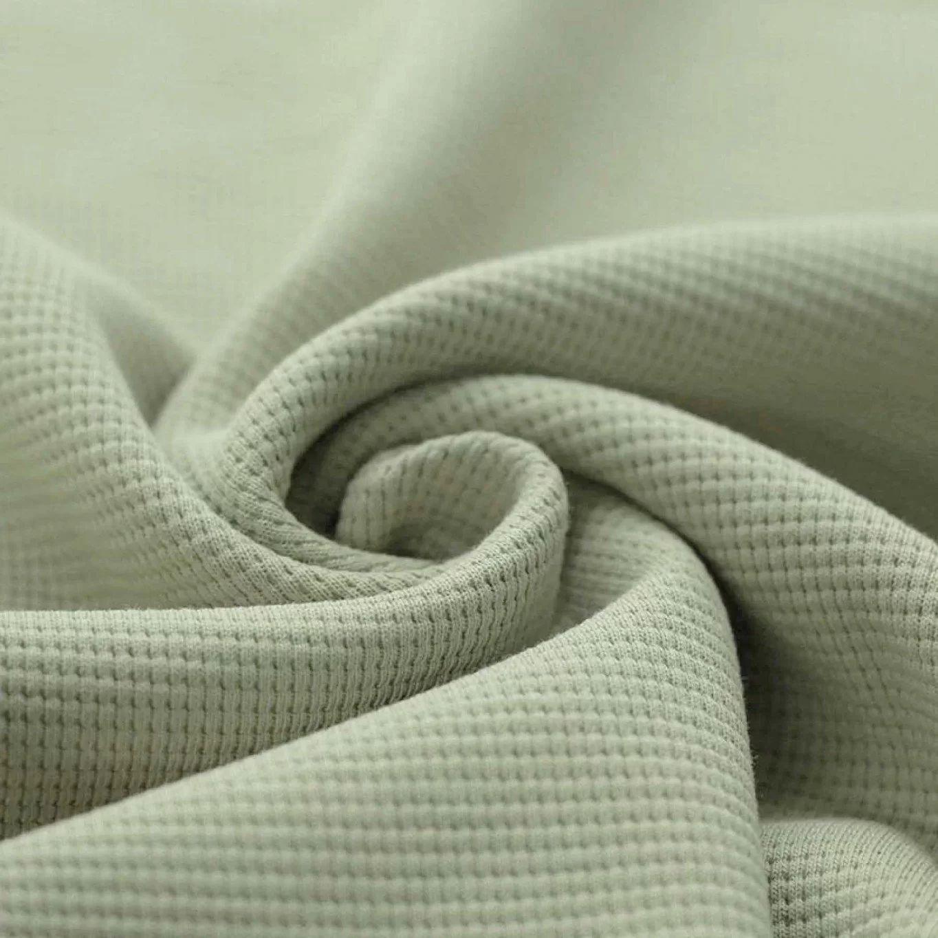 Waffelstrick Jersey salbei - elli&else