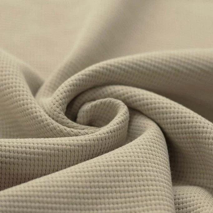 Waffelstrick Jersey beige - elli&else