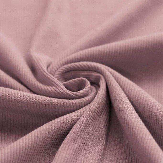 Rib Jersey altrosa - Stoff bei elli&else