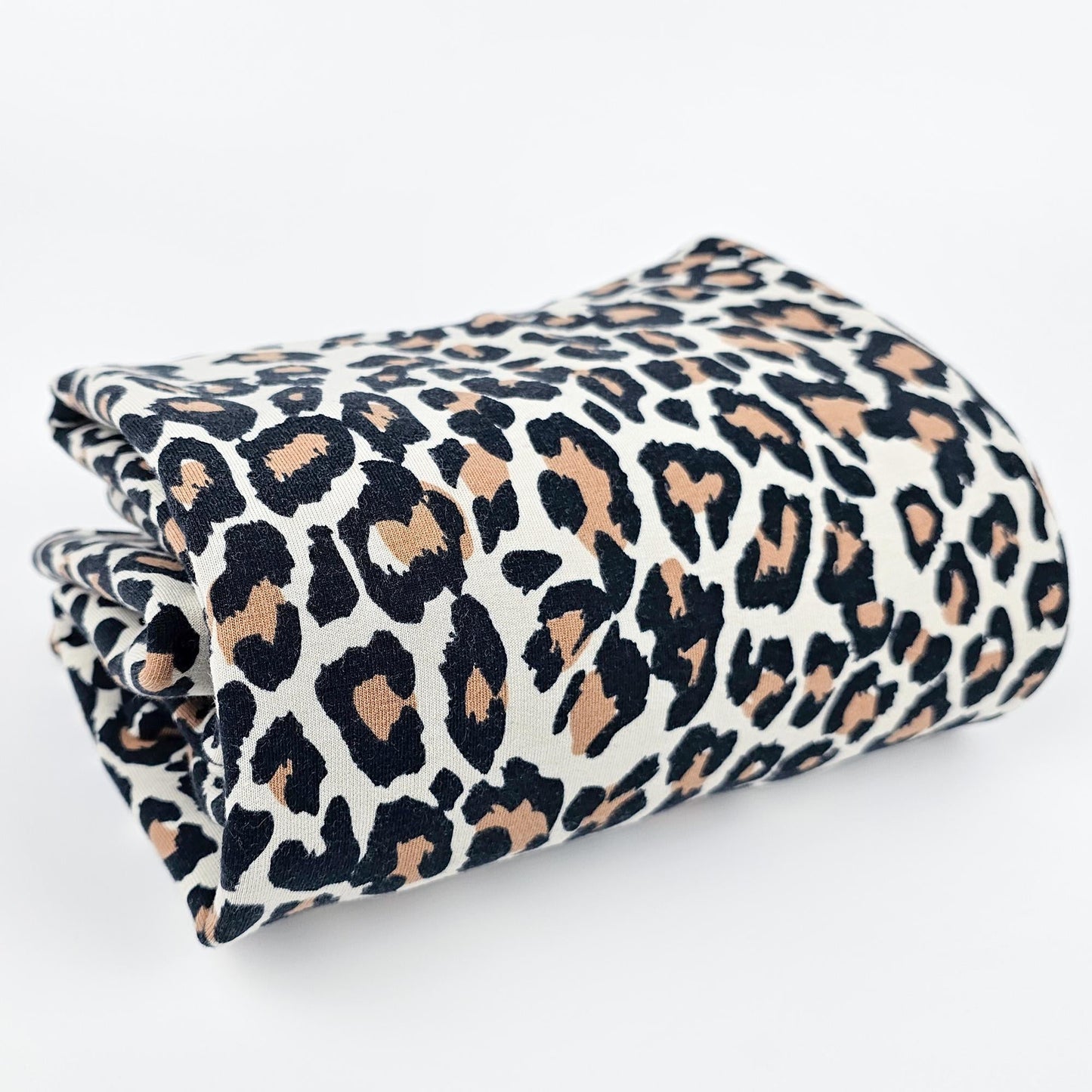 Bio Sweat Leoprint sand Meterware - elli&else