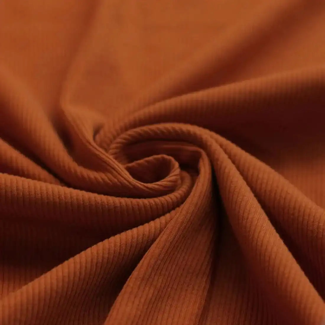 Rib Jersey cognac - Stoff bei elli&else