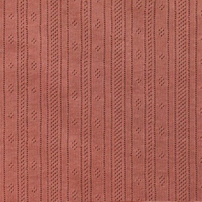 Pointoille Feinstrick Jersey lehm rosa - elli&else