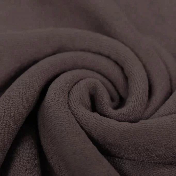 Stretch Frottee dunkle mauve - elli&else