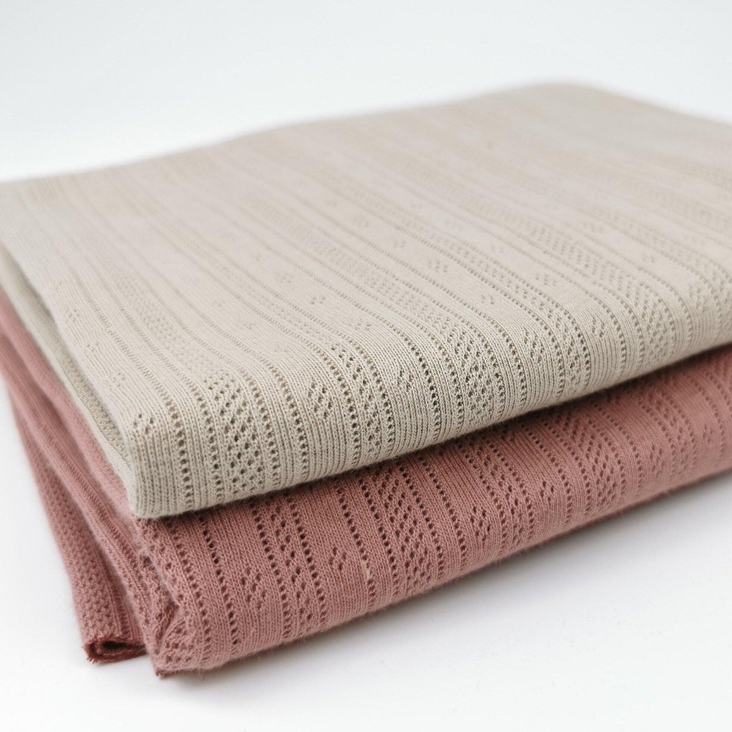 Pointoille Feinstrick Jersey beige - elli&else