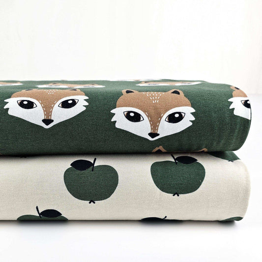 Bio Jersey Eichhörnchen - Stoff bei elli&else