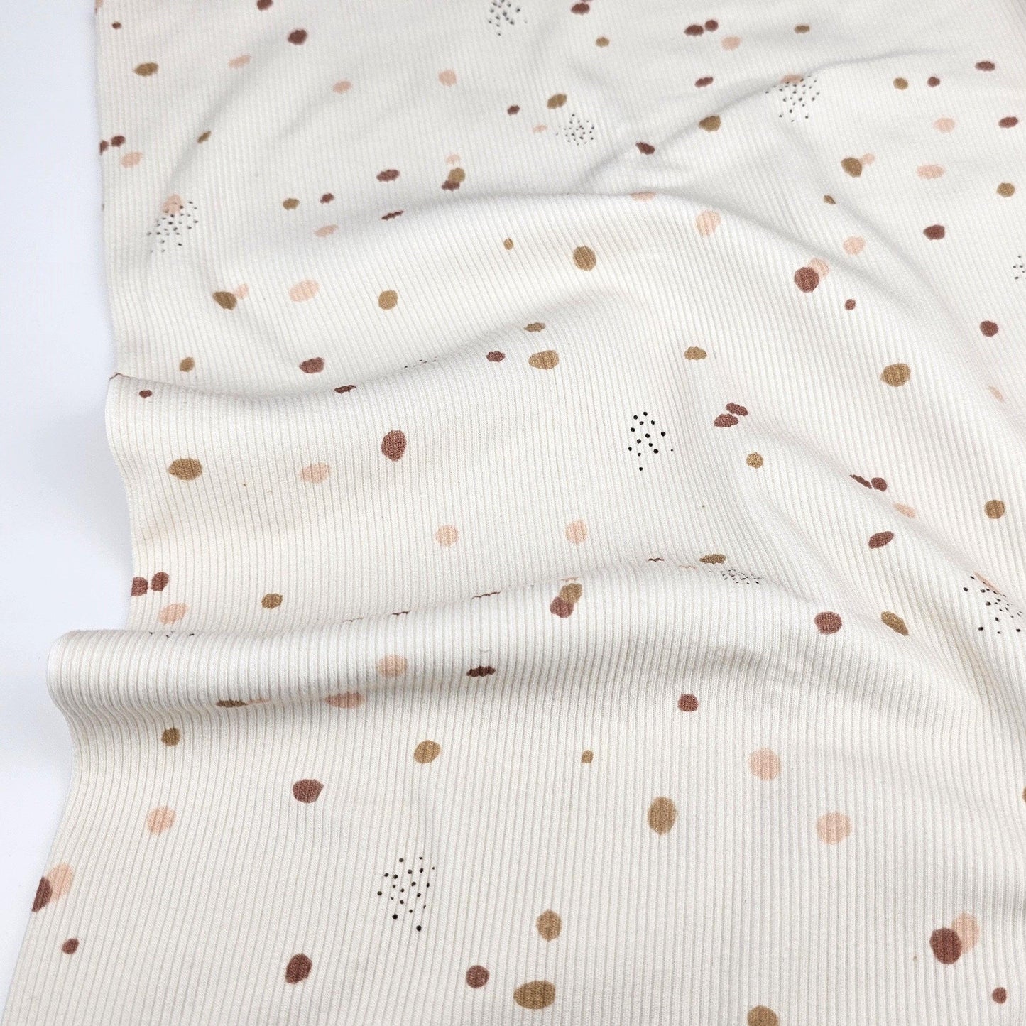 Rib Jersey Konfetti beige - elli&else