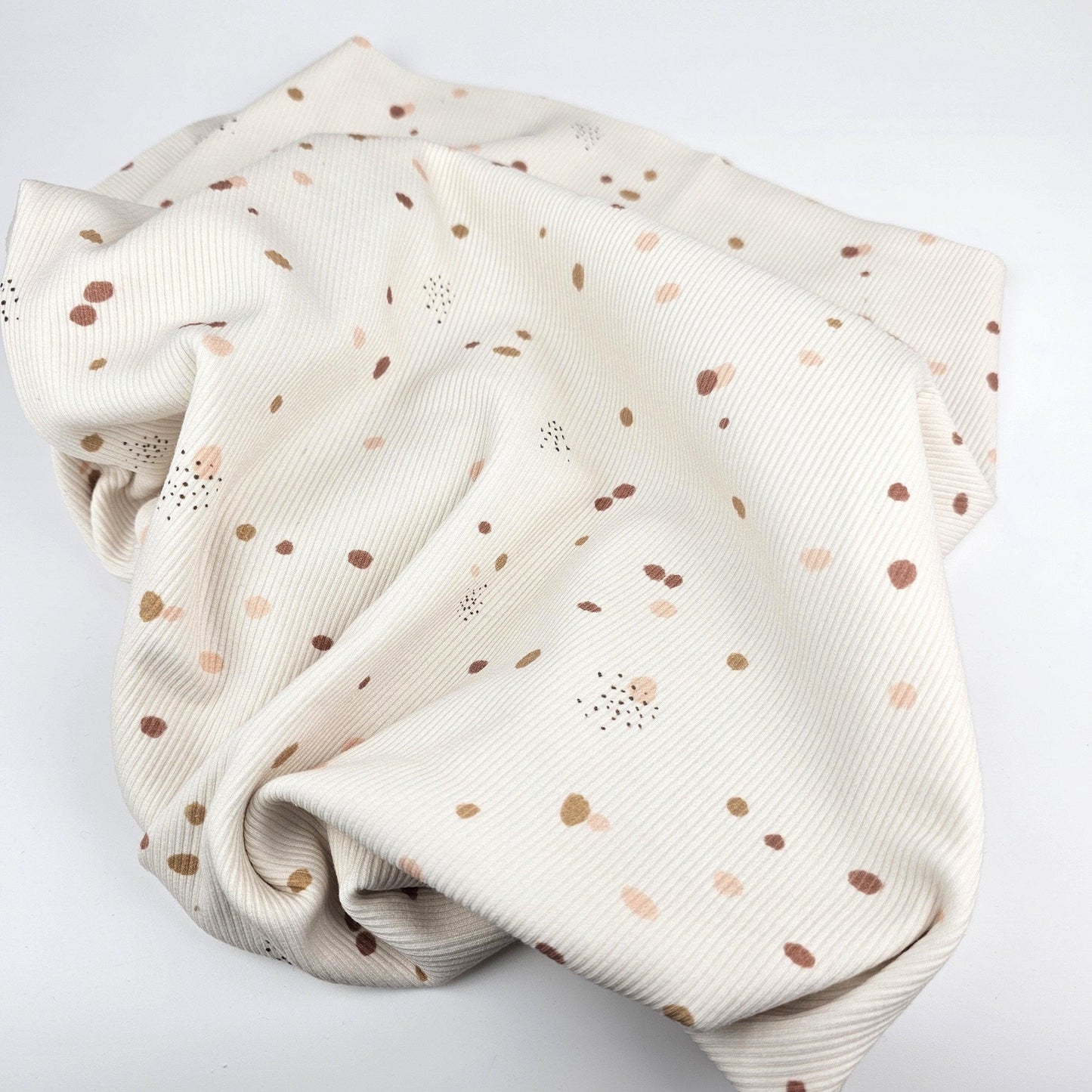 Rib Jersey Konfetti beige - elli&else