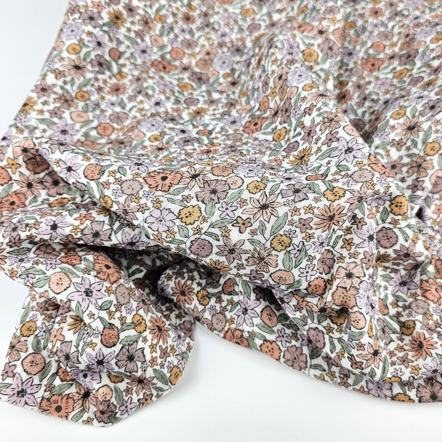 Musselin Boho Blumen - Family Fabrics - elli&else