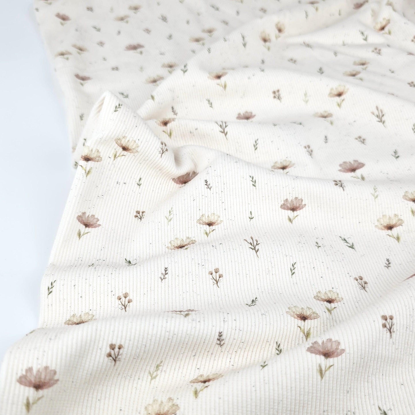 Rib Jersey Blumen Boho von Family Fabrics - elli&else