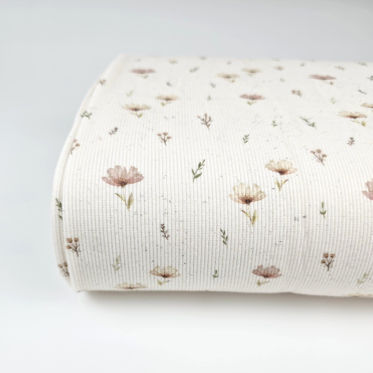 Rib Jersey Blumen Boho von Family Fabrics - elli&else