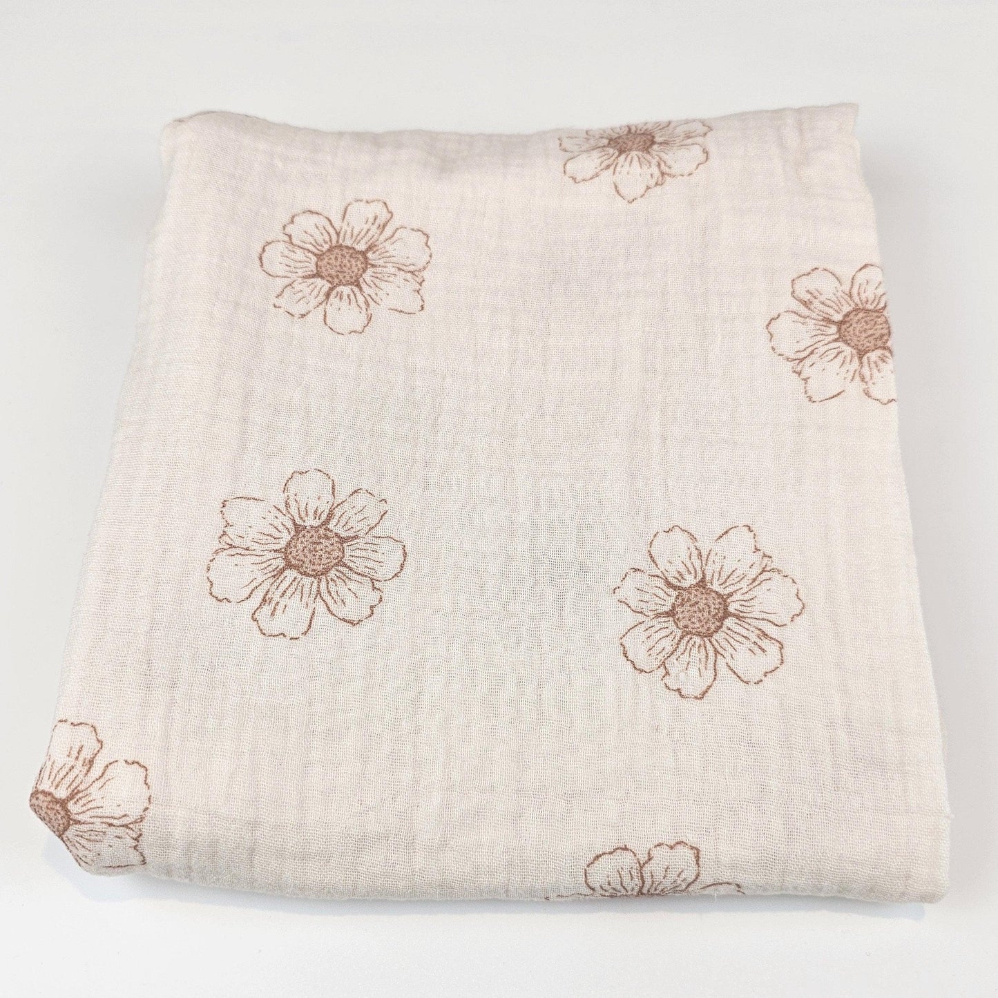 Musselin Daisy creme von Family Fabrics - elli&else