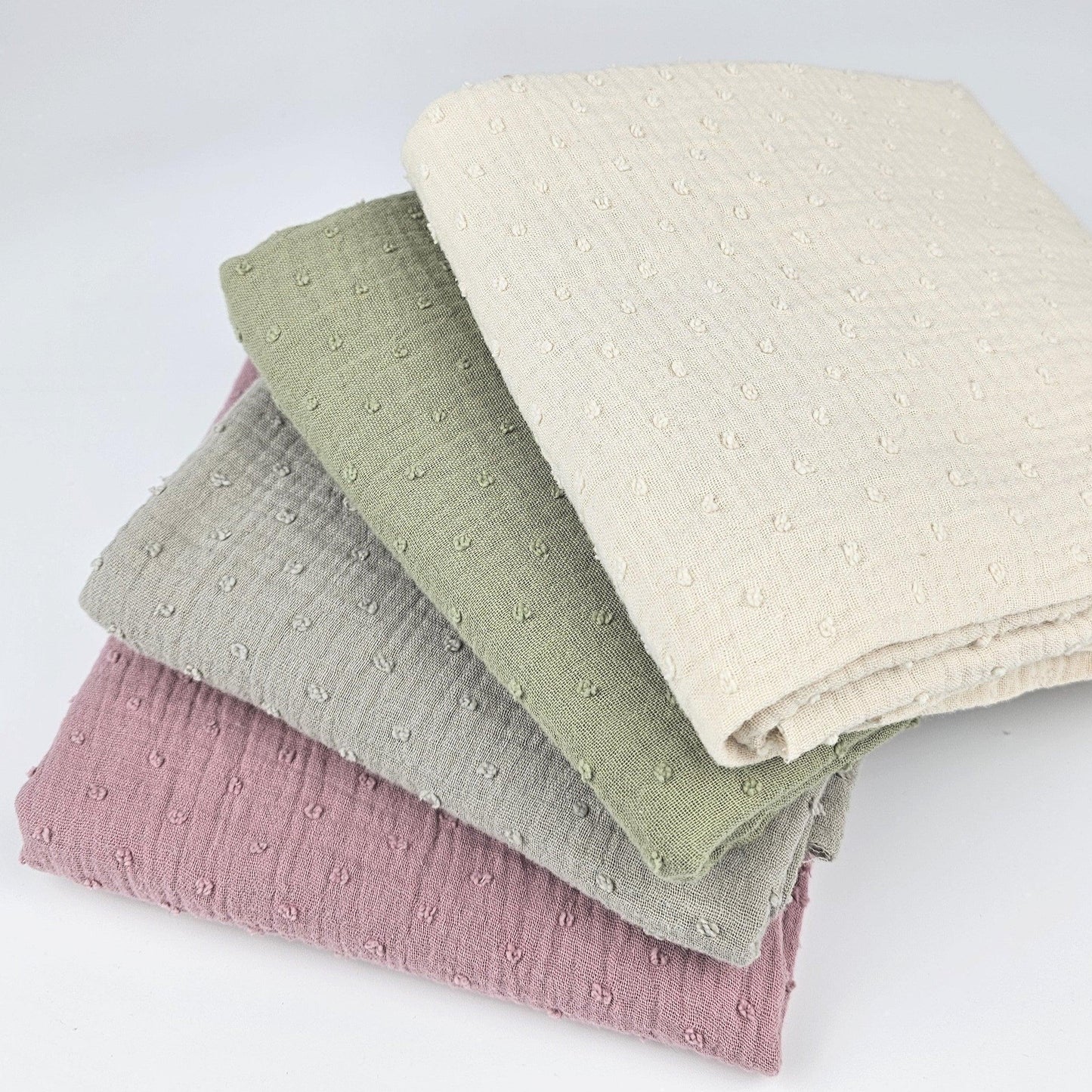 Musselin Dobby - altrosa - elli&else