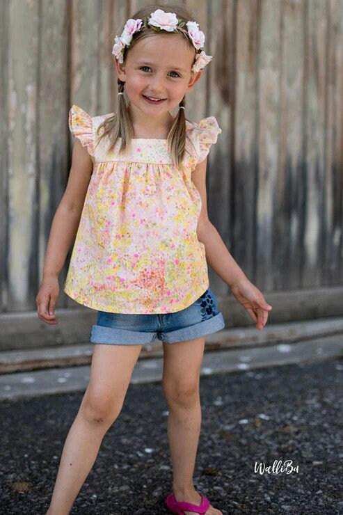 Sommerkleid Tunika Sommertop | Firlefanz - Stoff bei elli&else