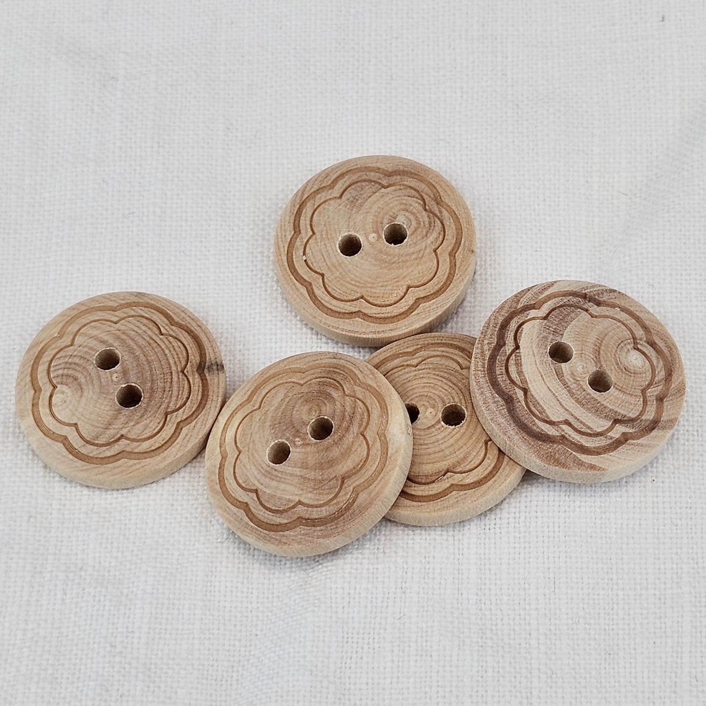 Holzknopf Blume - elli&else