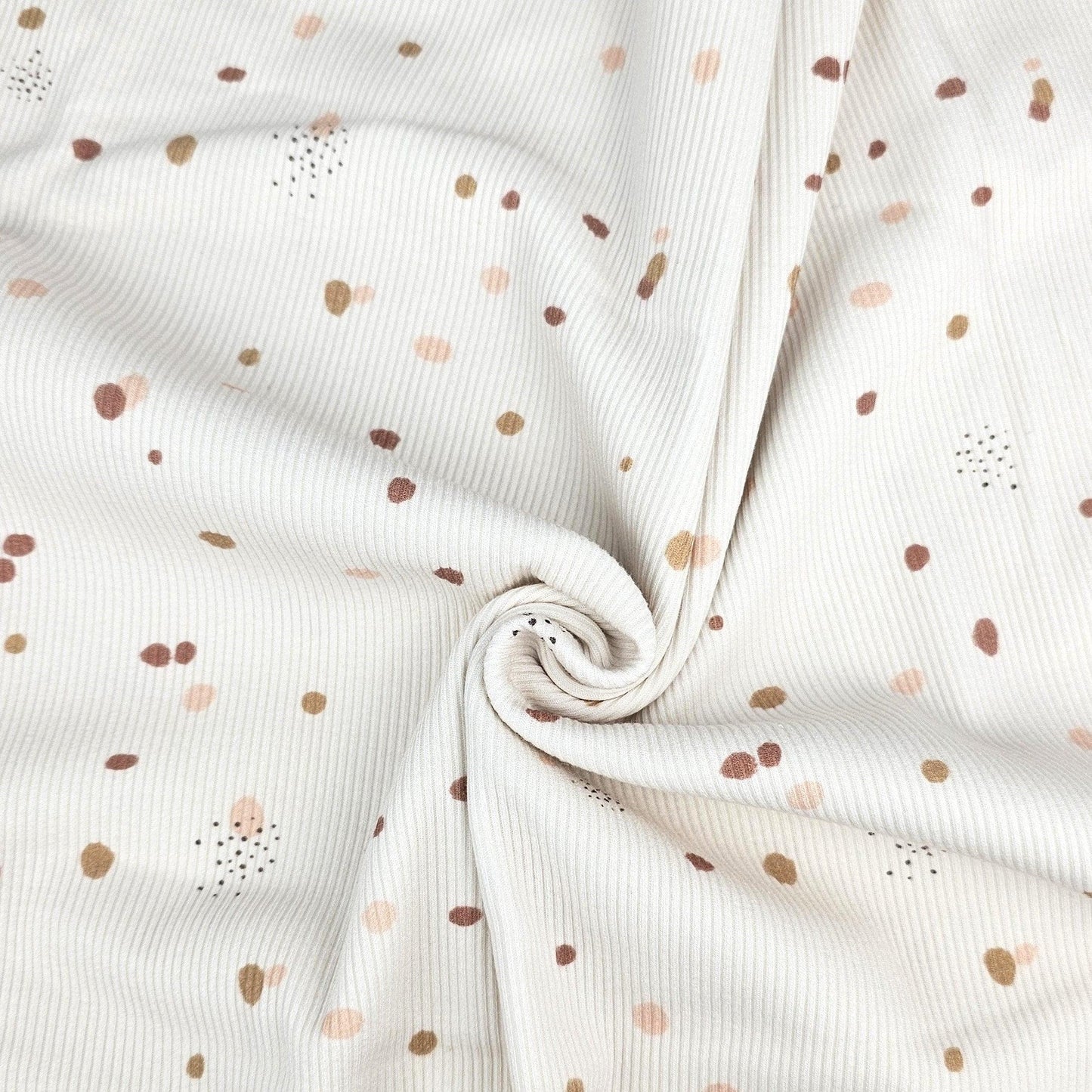 Rib Jersey Konfetti beige - elli&else