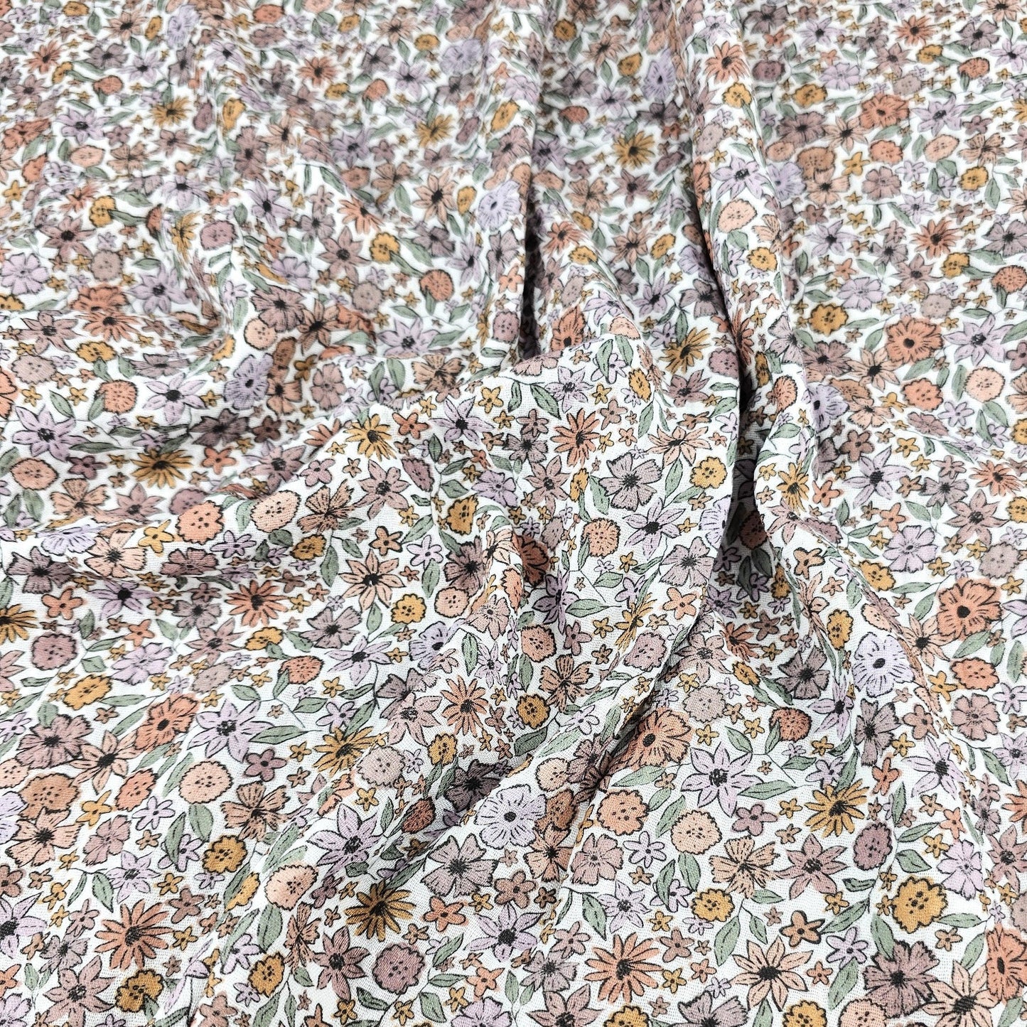 Musselin Boho Blumen - Family Fabrics - elli&else