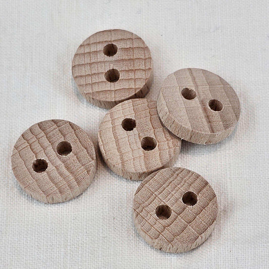 Holzknopf Buchenholz - Stoff bei elli&else