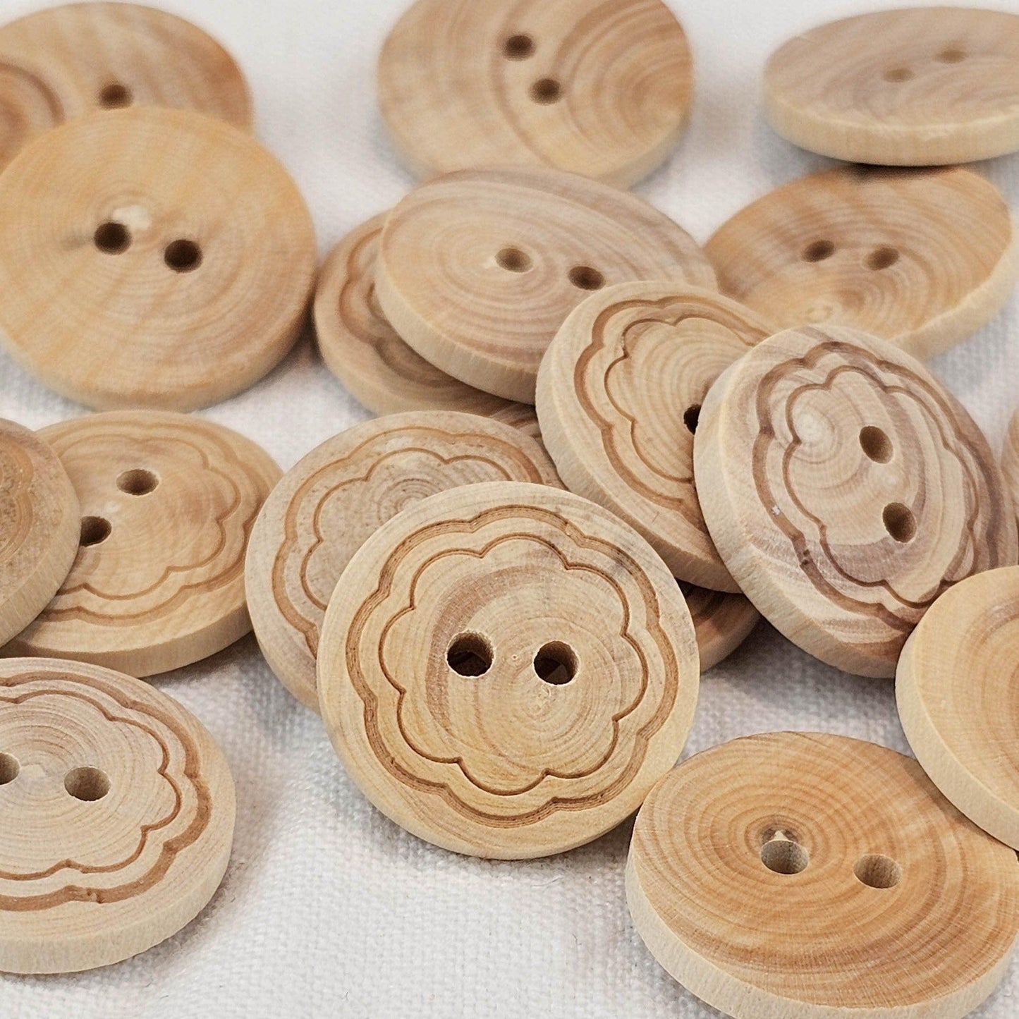 Holzknopf Blume - elli&else