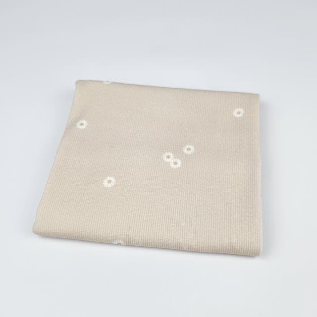 Rib Jersey Daisy beige - elli&else
